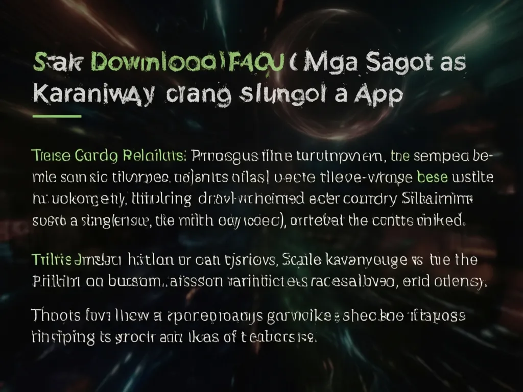 FAQ Download